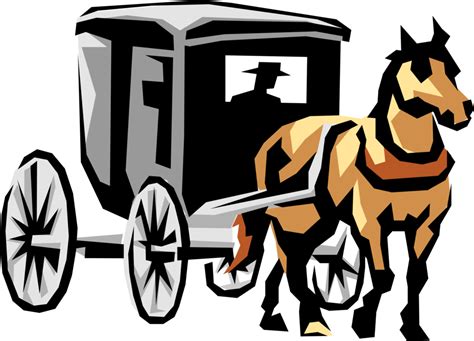 Horse And Buggy Drawing | Free download on ClipArtMag