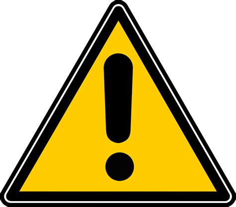 Sign Caution Warning · Free vector graphic on Pixabay