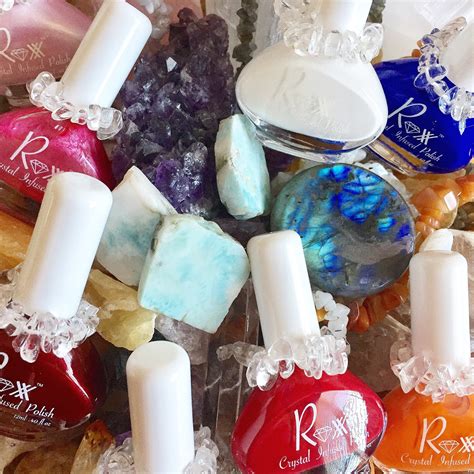 Crystal Infused Nail Polish by RoxxNailPolish on Etsy