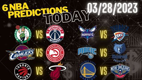 6 Nba Picks Today - 3/28/23 - Nba Predictions Today And Nba Betting ...