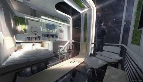 ArtStation - The Captains Private Quarters, David Knapp | Spaceship ...