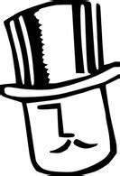 Free download of Cartoon Man Wearing Hat clip art Vector Graphic