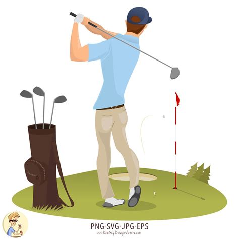 Cute Golf Clipart Set, Svg, Png Digital Files. - Etsy Canada