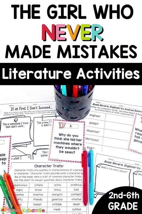 The Girl Who Never Made Mistakes Literature Activities [Video] in 2021 | Literature activities ...