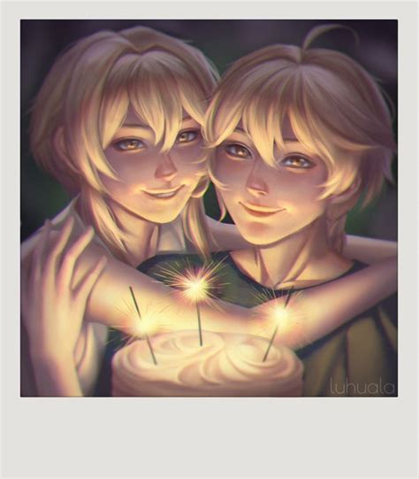 Aether and Lumine - Birthday in 2022 | Cool gifs, Art rules, Fan art