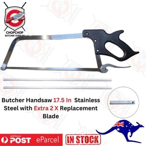 Butchers Bone Saw Meat Hand saw 17.5" 63cm Kamlok Extra Two Replacement Blades | eBay