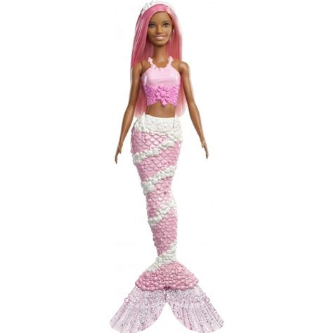 Barbie Dreamtopia Mermaid Doll with Long Pink Hair - Walmart.com ...