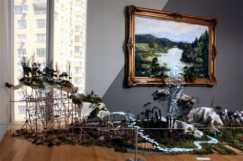 Modern art installation inspired by nature landscape | Interior Design Ideas - Ofdesign