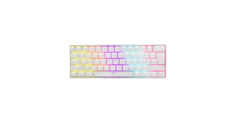 WHITE SHARK GK 2022 SHINOBI, White SR, Mechanical Keyboard