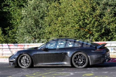 Spy Shots: An Early Look at the 2023 Porsche 911 GTS Hybrid