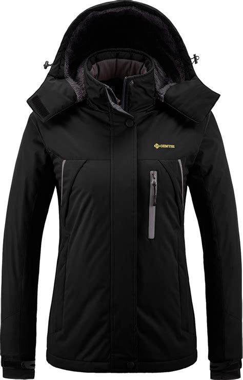 Amazon.com: GEMYSE Women's Mountain Waterproof Ski Snow Jacket Winter Windproof Rain Jacket ...