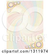 Colorful Swirly Wave Background Over White - 4 Posters, Art Prints by - Interior Wall Decor #211027