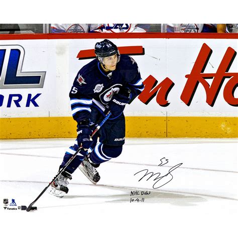 Mark Scheifele Winnipeg Jets Fanatics Authentic Autographed 16" x 20 ...