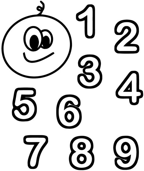 Colour By Numbers Coloring Pages