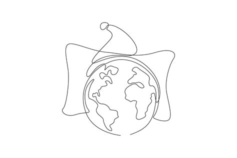 Continuous one line drawing World sleep day concept. Doodle vector ...