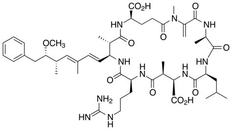 Chemical structure of microcystin-LR. | Download Scientific Diagram