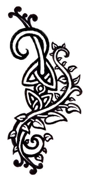 celtic vines tattoo design by DomoBraden on DeviantArt | Vine tattoos, Celtic tattoo for women ...