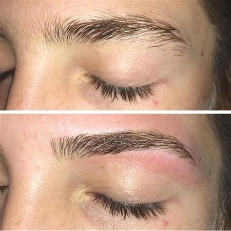 This before and after is everything! Brow waxes make such a huge ...