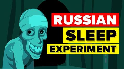 a cartoon character with the words russian sleep experiment in front of ...