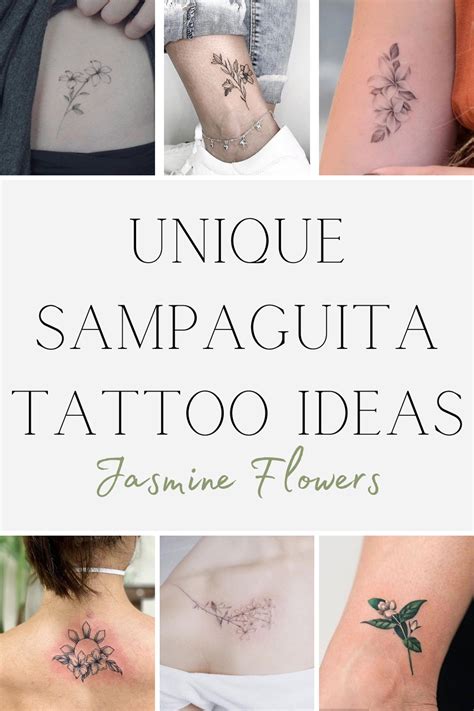 Unique Sampaguita Tattoo Ideas (Jasmine Flowers) - Tattoo Glee