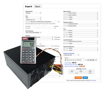 Power Supply Calculator - PSU Calculator | OuterVision