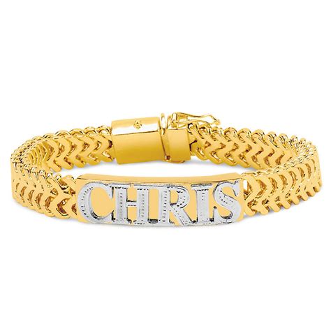 margin major filter gold name plate bracelet Pastries Thunderstorm Rendezvous