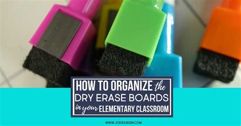 Whiteboard Organization and Management Ideas for the Classroom - Teaching with Jodi Durgin and ...