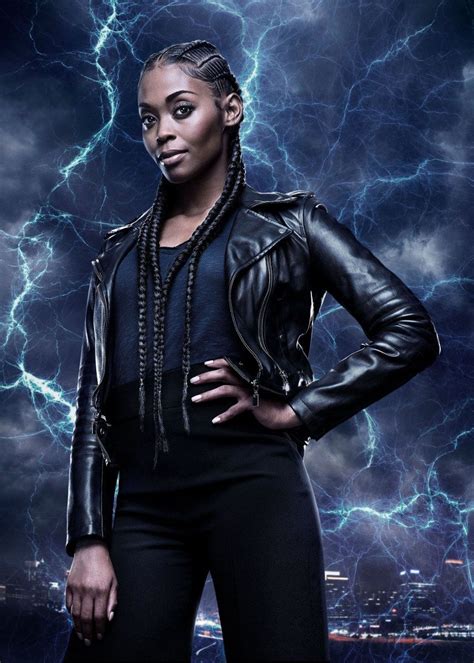 Nafessa Williams Understands Why 'Black Lightning' Isn't Part of the Arrowverse