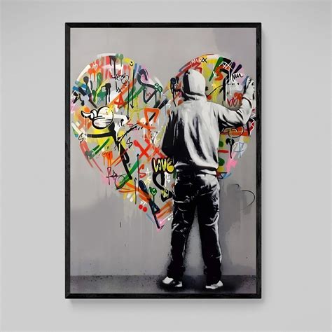 Banksy Graffiti Wall Art | The Trendy Art