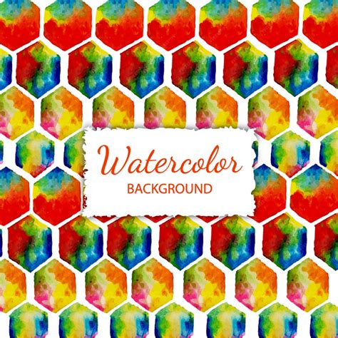 Premium Vector | Watercolor pattern background