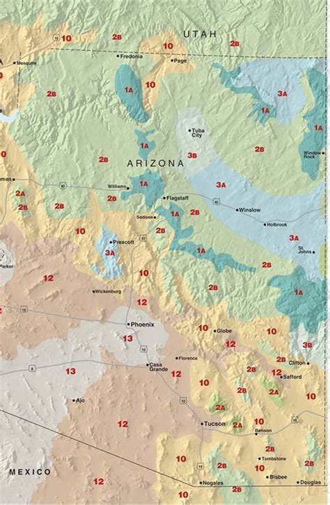 Arizona Climate Map - Share Map