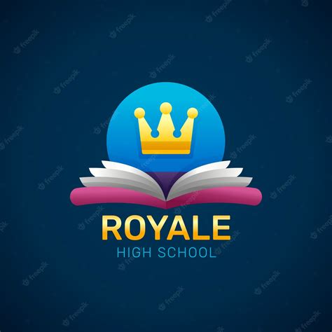 Free Vector | Gradient high school logo