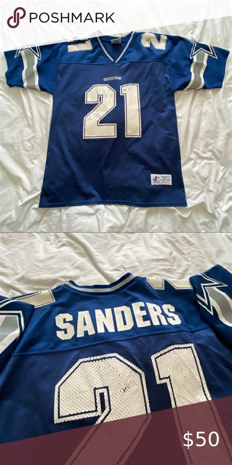 Vintage Deion Sanders Jersey | Athletic shirts, Jersey, Mens shirts