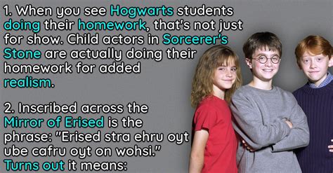 'Harry Potter' Behind-the-Scenes: 30 Magical Facts You Never Knew