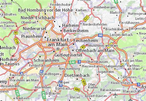 MICHELIN Offenbach am Main map - ViaMichelin