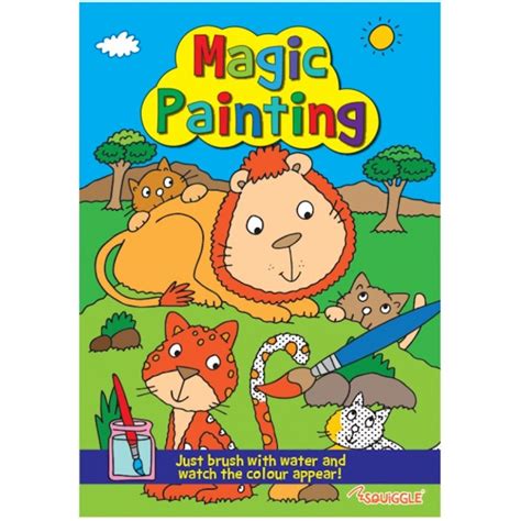 Magic Painting Book - A4 Kids Colouring Art Children No Mess Just Use Water | eBay