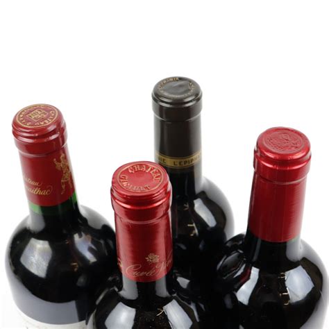 Assorted Bordeaux Red Wines 4x75cl | Wine Auctioneer