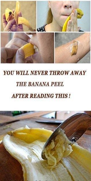 Banana Peel Remedies For Beautiful Face And Skin | Banana peel, Natural ...