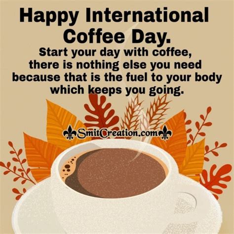 Funny Coffee Wishes for International Coffee Day - SmitCreation.com