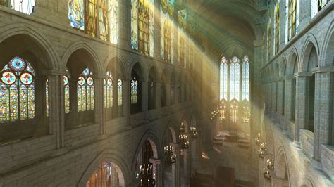 ArtStation - Gothic Cathedral Interior