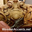 Wooden Accents - custom wood carving, wooden furniture onlays, onlays ...