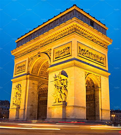 The Triumphal Arch,Paris, France | Architecture Stock Photos ~ Creative ...