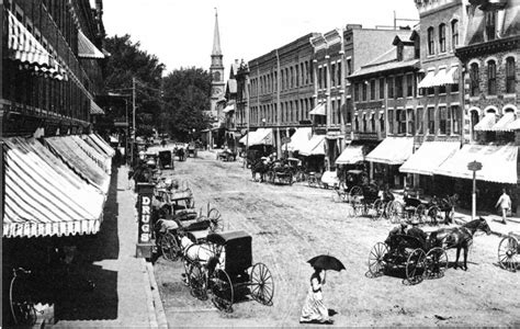 BRATTLEBORO VERMONT Downtown in 1880 Vintage Photo Print | Etsy