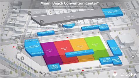 Miami Beach Convention Center floor plan