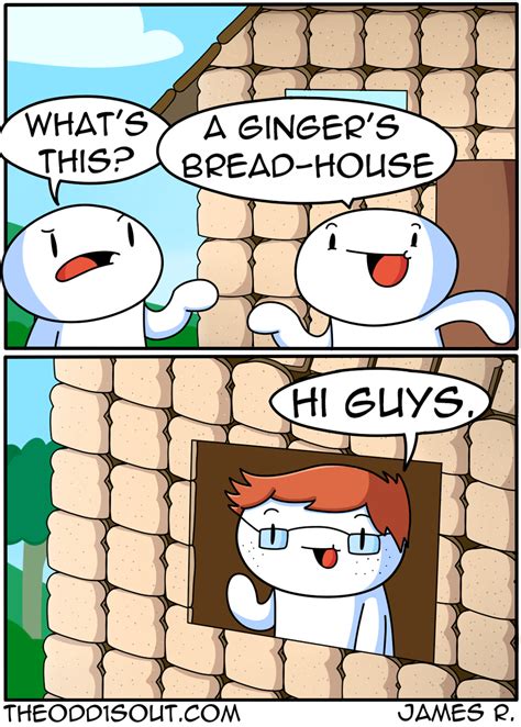 The Odd 1s Out — It’s edible just like regular ginger bread house ... | Funny comic strips, The ...