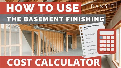 How to Use the Basement Finishing Cost Calculator - YouTube