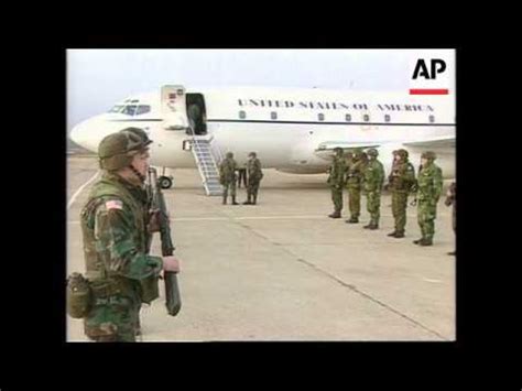 BOSNIA: TUZLA: LAST PICTURES OF PLANE THAT CARRIED RON BROWN - YouTube