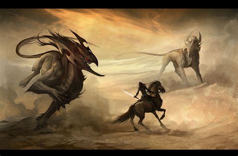 desert demons by sandara on deviantART | Fantasy artwork, Fantasy ...