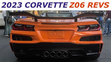 2023 Corvette Z06 C8 Start Up, Revs - Exhaust & Engine Sounds - YouTube