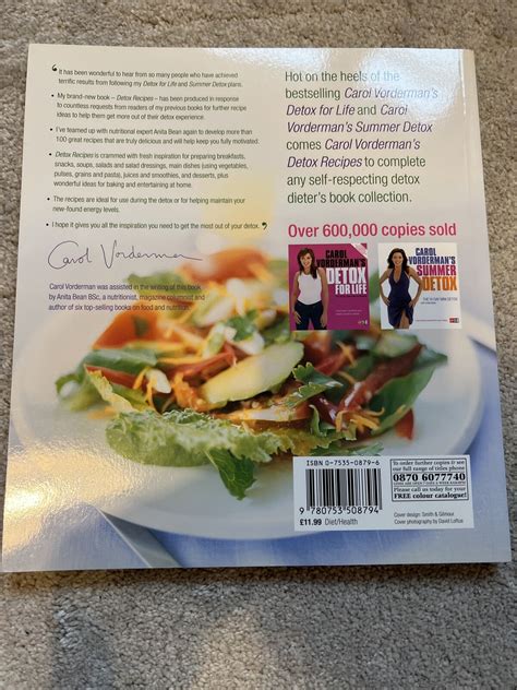 Carol Vorderman's Detox Recipes Carol Vorderman, Anita Bean Diet Cookbook 9780753508718 | eBay